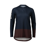 MAGLIA CICLISMO POC W'S MTB PURE LS JERSEY 52854 NAVY:AXINITE BROWN Media.png